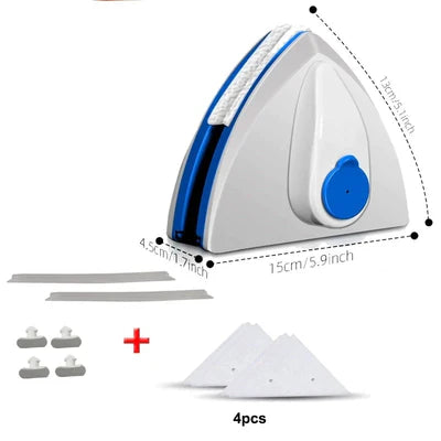 Limpiador de Vidrios Magnético de Doble Cara - Glass Master
